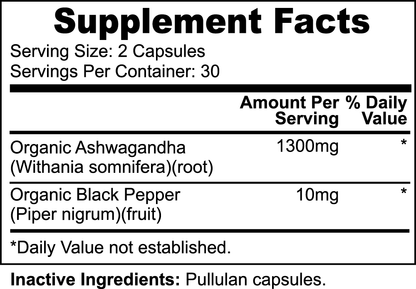 Ripped Labs' Premium Organic Ashwagandha