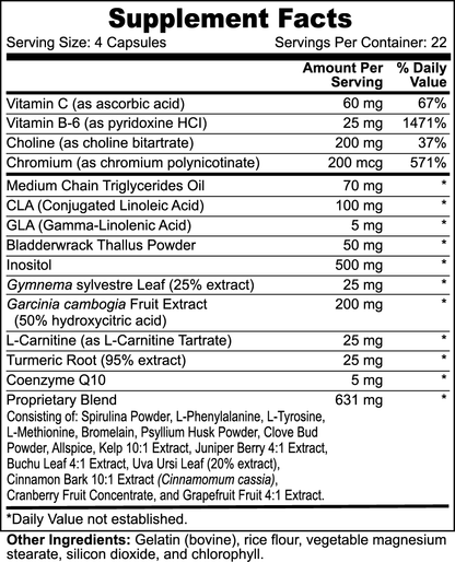 RIPPED FAT BURNER with MCT